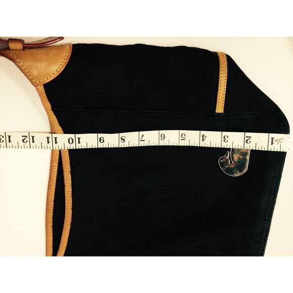 Dooney Bourke AUTHENIC Purse Large Tote Handbag Color Black K8221082 - Picture 12 of 12